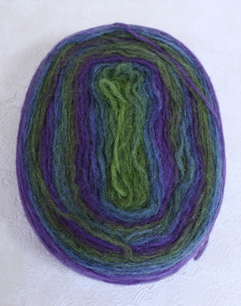 画像1: エストニアの毛糸　パープル